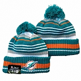 Miami Dolphins Team Logo Knit Hat YD (12),baseball caps,new era cap wholesale,wholesale hats